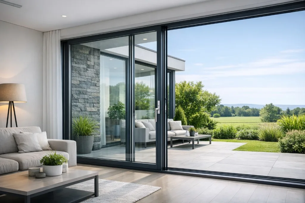 Sliding door terrace project